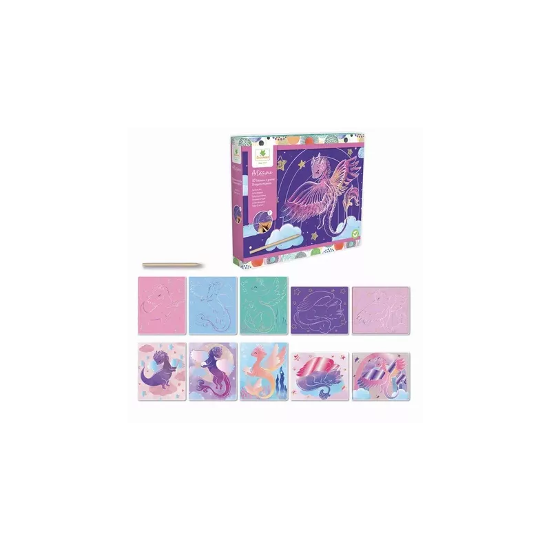 ARTISSIMO GM SCRATCH ART DRAGONS MIGNONS (FR-DE-IT)