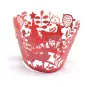 12 Christmas Cupcakes-Konturen