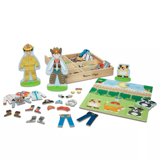 Puzzle Magnétique Bois - Métiers
