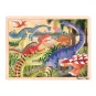 Puzzle Bois 40X30 cm Dinos