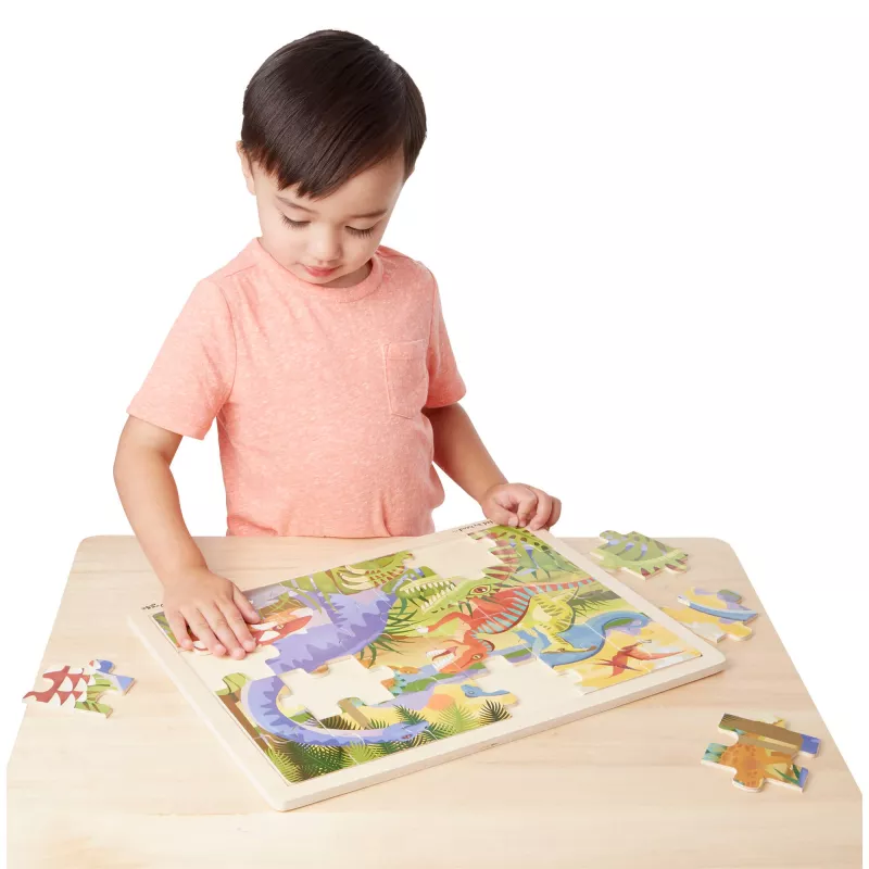 Puzzle Bois 40X30 cm Dinos