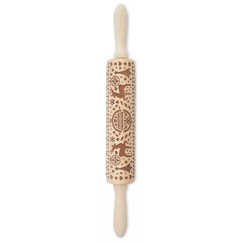 Rouleau Empreintes Bois Xmas 39 cm