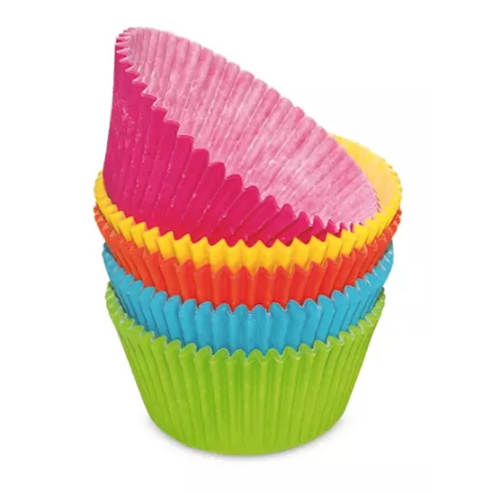 100 Caissettes Couleurs Assorties