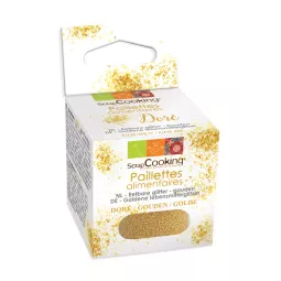Comprare paillettes di cibo dorato 5g- Excata tutto al 50%