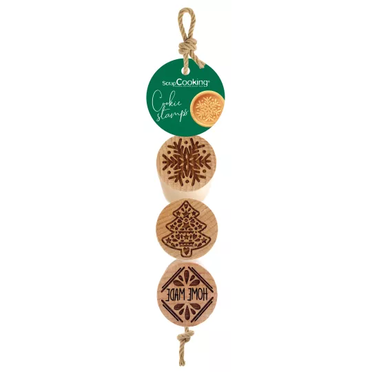 Kaufen Sie 3 Mini Cookie Briefmarken Flocon / Tanne / Home Made-Excata Alle mit 50%