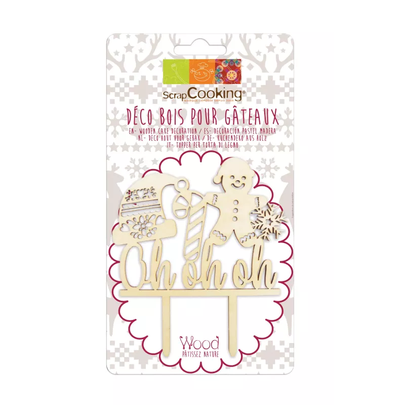 Acquista torta topper wood heohoh- eccita tutto al 50%