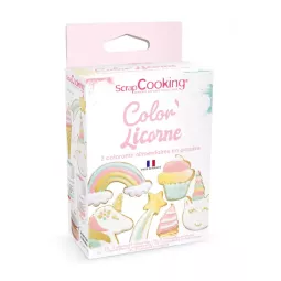 3 Colorants Artificiels en Poudre Licorne 3X5G