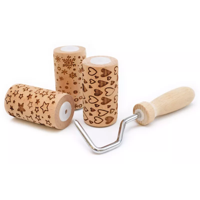 Acquista 3 mini rotoli di legno intercambiabili - Excata tutto al 50%