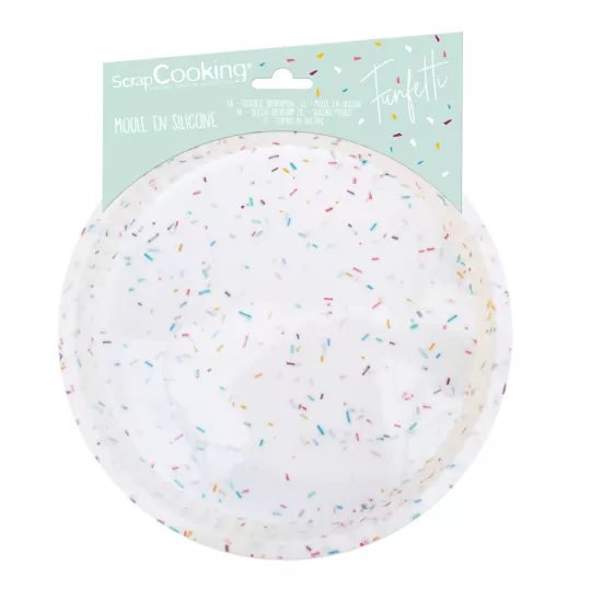 Acquista la muffa della torta 22 cm silicone funfetti- eccitati tutto al 50%