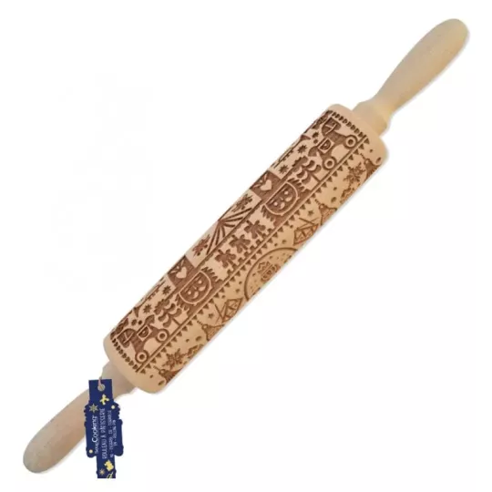 Rouleau Empreintes Bois Casse-Noisette 39ccm