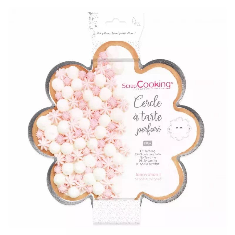 Cercle à Tarte Perforé - Tarte Marguerite