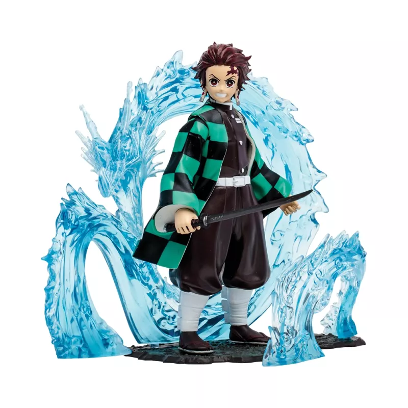 Figurine Demon Slayer - Tanjiro Deluxe Dragon d'Eau 13 cm - McFarlane Toys