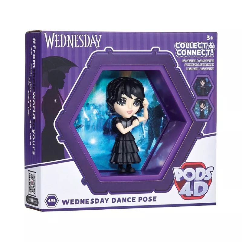 Figurine PODS 4D Mercredi Addams - Scène de Danse Rave'N - Wow! Stuff