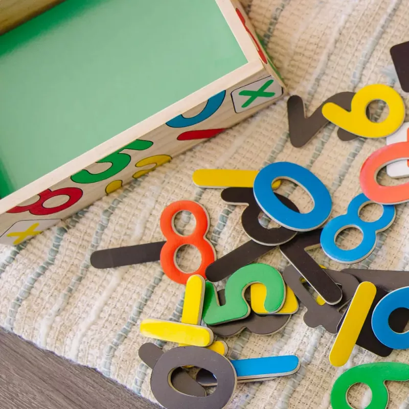 Numeri Magnetici in Legno con Scatola (37 Pezzi) - Melissa & Doug