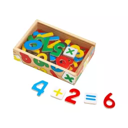 Numeri Magnetici in Legno con Scatola (37 Pezzi) - Melissa & Doug