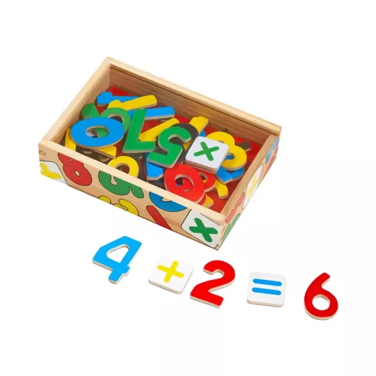 Coffret Nombres Magnétiques en Bois (37 Pièces) - Melissa & Doug