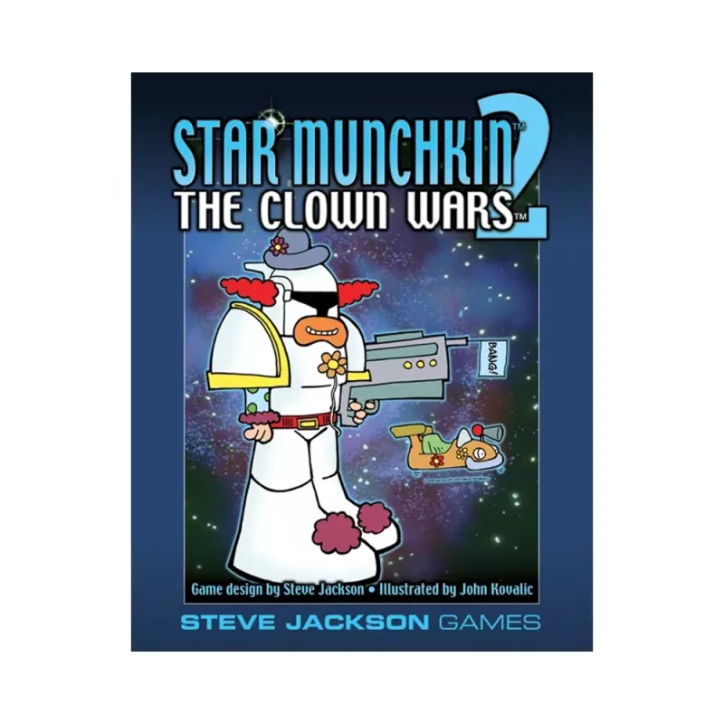 Boîte de jeu Star Munchkin 2 La Guerre des Clowns