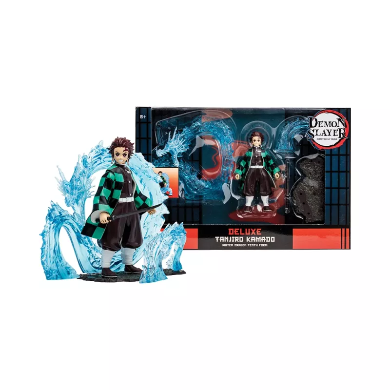 Figurine Demon Slayer Tanjiro Kamado Deluxe Dragon d'Eau 13cm McFarlane Toys