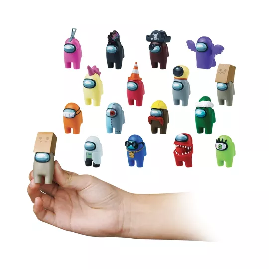 Figure Among Us 4.5cm Lansay blister singolo modello assortito