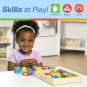Große Fädelperlen aus Holz in Kiste (30 Teile) - Melissa & Doug