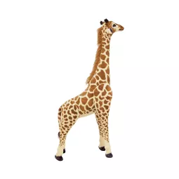 Peluche girafe géante réaliste Melissa & Doug tenant debout dans une chambre