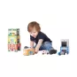 Set di 6 garage impilabili Melissa & Doug con veicoli di emergenza in legno