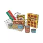 Cestino della spesa in metallo Melissa & Doug con cibo finto e scatole