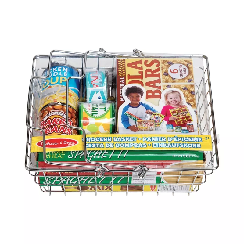 Panier d'Épicerie en Métal Garni (8 Pièces) - Melissa & Doug