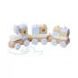 Großer Holz-Stapelzug in Naturtönen - Melissa & Doug