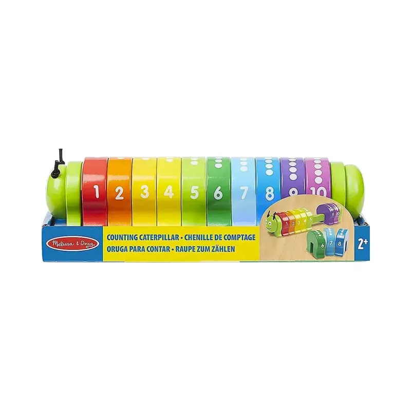Chenille d'Apprentissage des Chiffres en Bois - Melissa & Doug