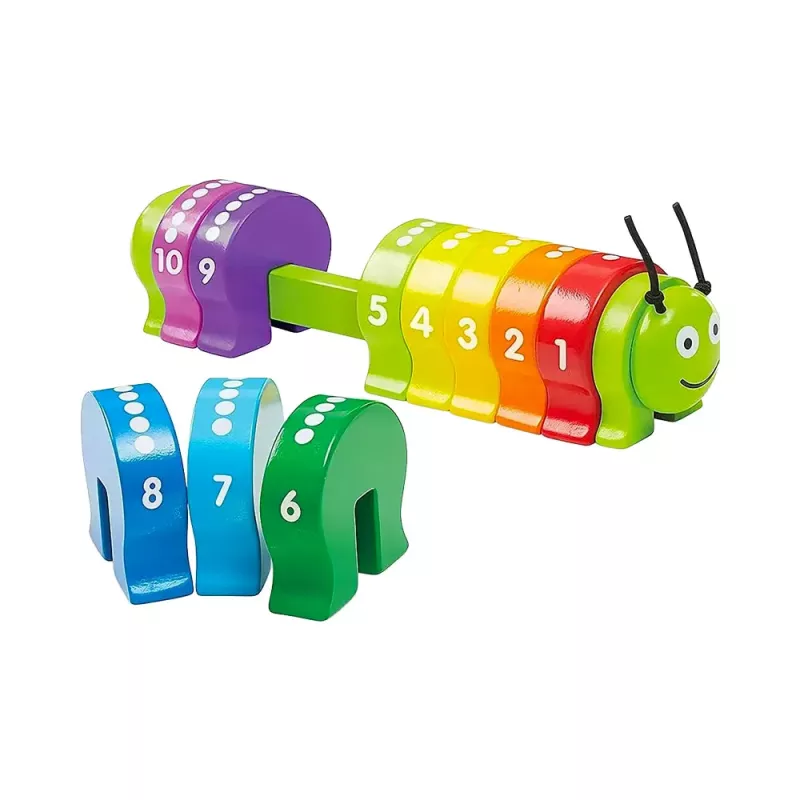 Zahlen-Raupe Rechenspielzeug aus Holz - Melissa & Doug