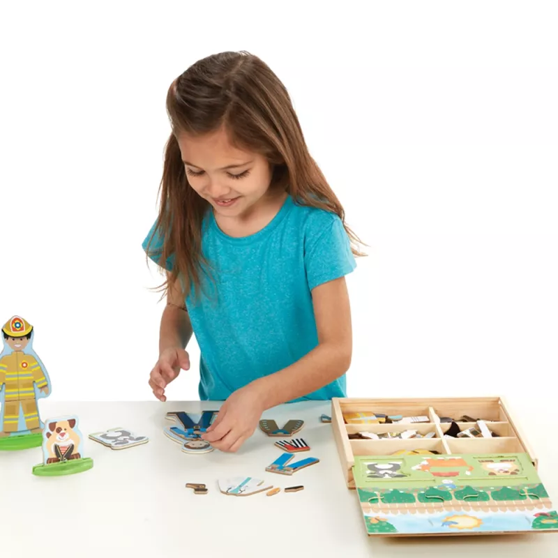 Poupées Magnétiques en Bois Métiers (Occupations) - Melissa & Doug
