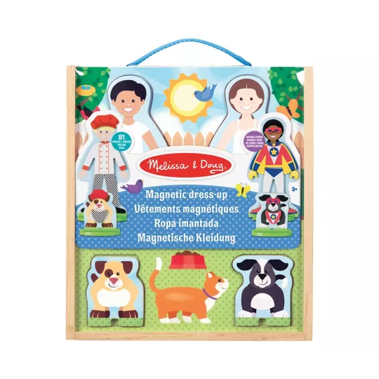 Magnetische Holz-Anziehpuppen Berufe - Melissa & Doug