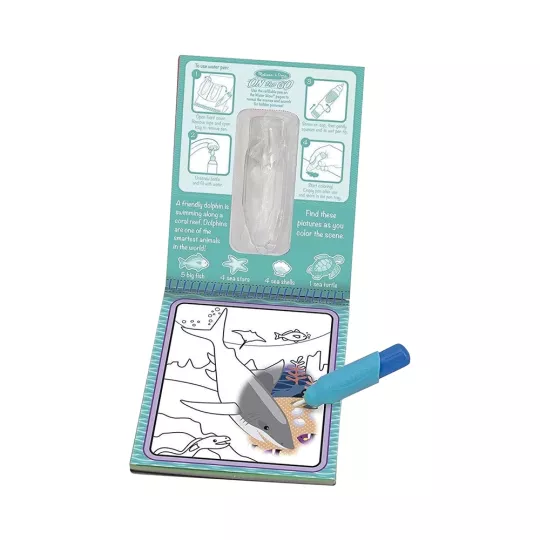 Water Wow! Carnet de Coloriage à l'Eau Fonds Marins - Melissa & Doug
