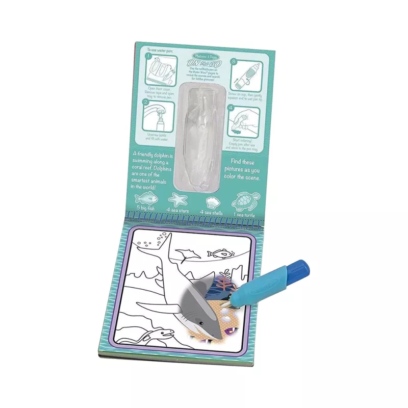 Water Wow! Carnet de Coloriage à l'Eau Fonds Marins - Melissa & Doug