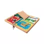 Planche d'éveil en bois avec verrous loquets et serrures en métal Melissa & Doug