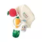 Melissa & Doug Markt-Netzkorb mit sensorischen Stoffgemüse und Knister-Effekt