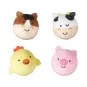 Rollables Bauernhof-Freunde 4 rollende Stofftiere - Melissa & Doug