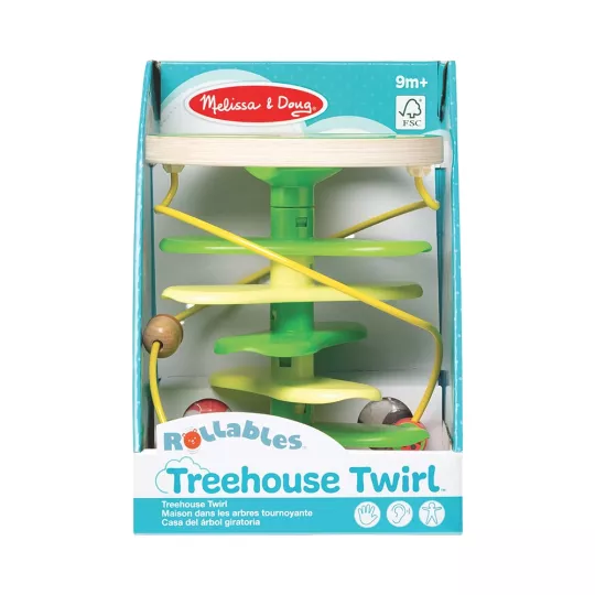 Arbre Toboggan en Bois Rollables Tumble Tree - Melissa & Doug
