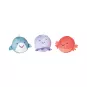 Pista scivolo in legno oceano Melissa & Doug con ruota e 3 palline animali acquatici Rollables