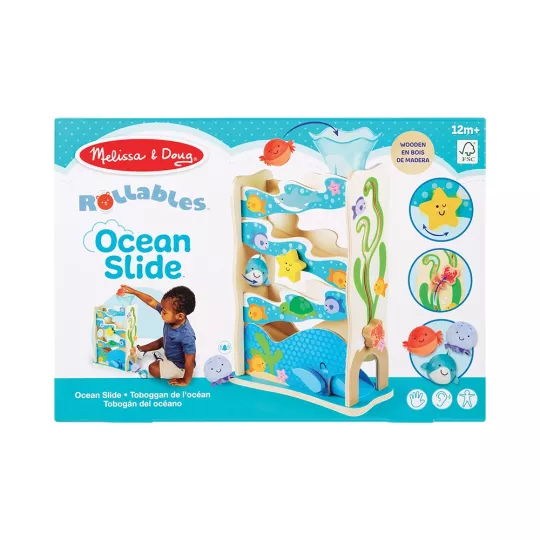 Scivolo Marino per Palline in Legno Rollables Oceano - Melissa & Doug