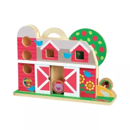 Circuit grange en bois d'éveil avec disques personnages GO Tots Melissa & Doug