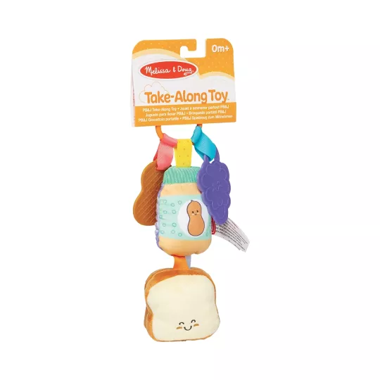 PB&J Erdnussbutter & Gelee Rassel-Babyspielzeug - Melissa & Doug