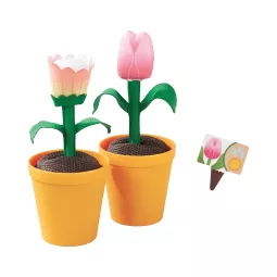 Set da giardinaggio Melissa & Doug con vasi di fiori magici che cambiano colore e spruzzino