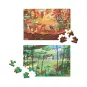 Let's Explore Beidseitiges Wimmel-Bodenpuzzle (48 Teile)