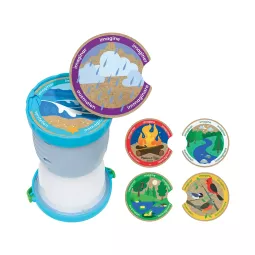 Lanterna d'avventura da campeggio Melissa & Doug con luci colorate e suoni della natura