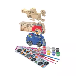 Kit creativo veicoli in legno da dipingere PAW Patrol Chase