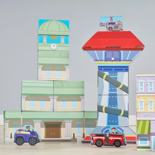 Blocchi Giganti in Cartone PAW Patrol Adventure Bay (41 Pezzi)
