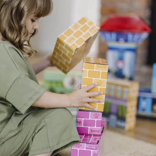 Blocs de Construction Géants en Carton Pat' Patrouille Adventure Bay (41 pcs) - Melissa & Doug