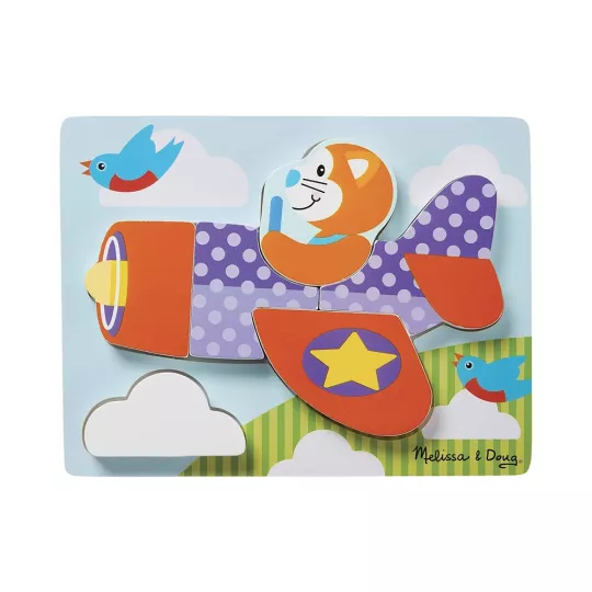Coffret 4 Puzzles en Bois Véhicules First Play (16 pcs) - Melissa & Doug